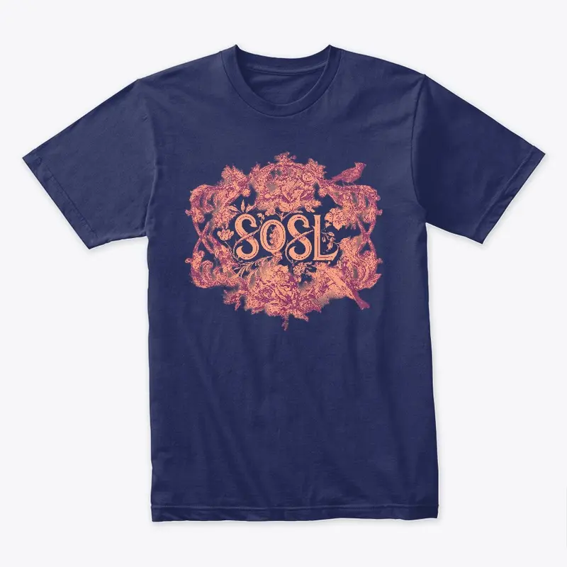 SOSL Toile soft unisex tee in sunrise