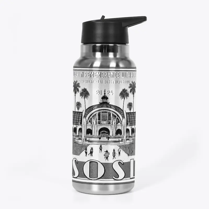 SOSL Walk 2024 stainless water bottle