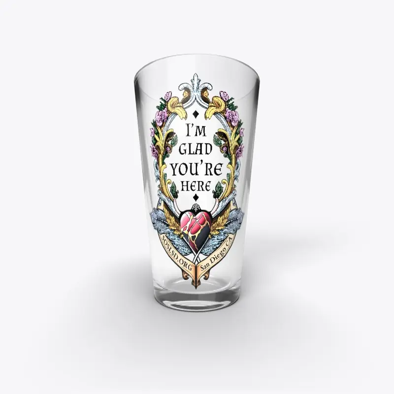 Esoterica Glad full color pint glass