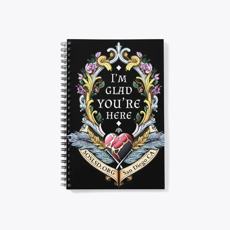 Esoterica Glad notebook full color darks