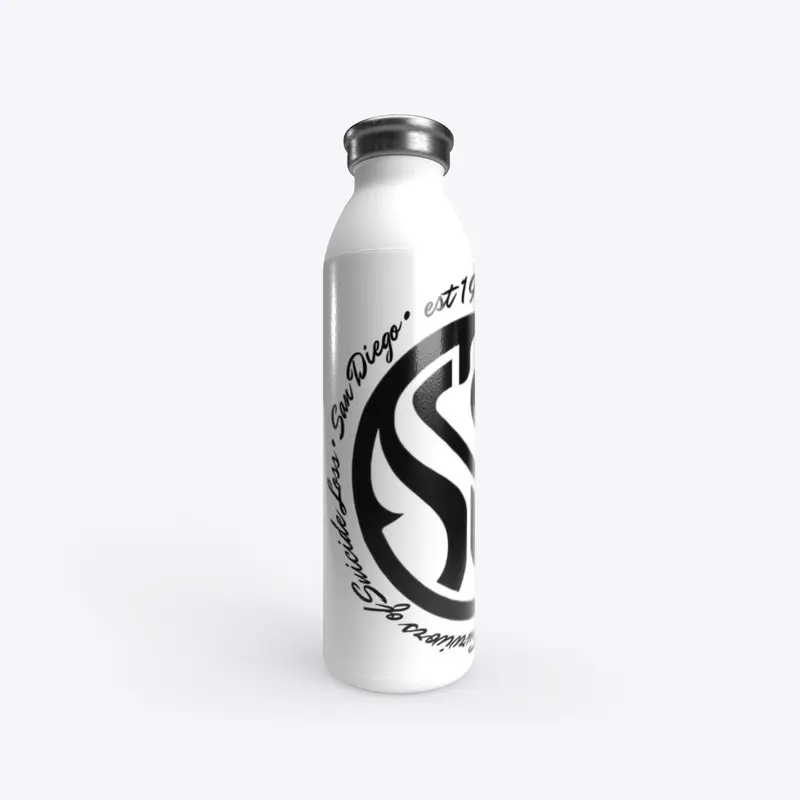 Abstract logo stainless water bottle