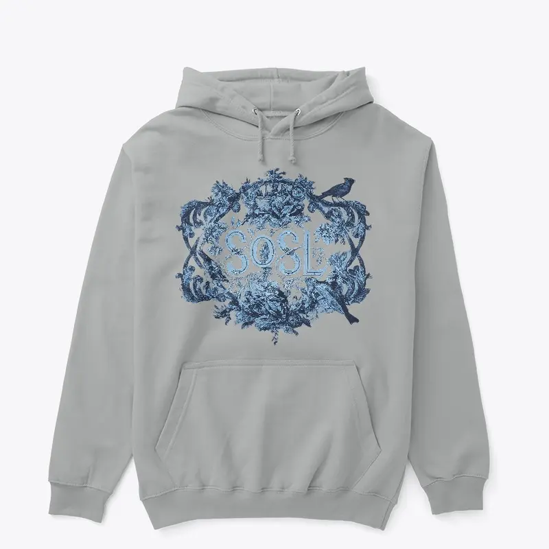 SOSL Toile unisex hoodie cornflower blue