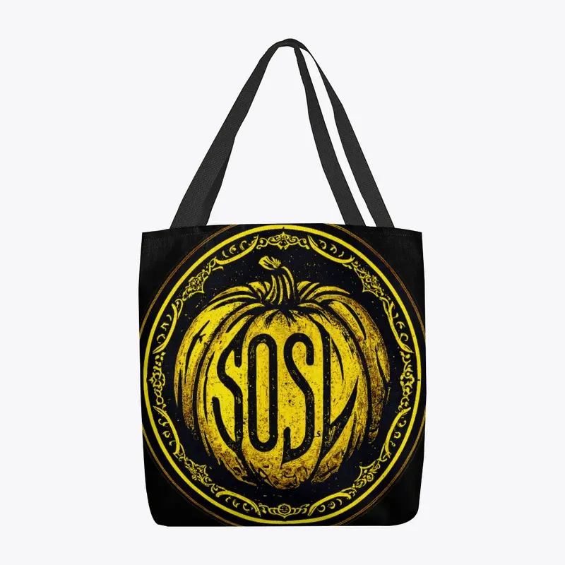 SOSL-a-lantern tote bag in marigold 