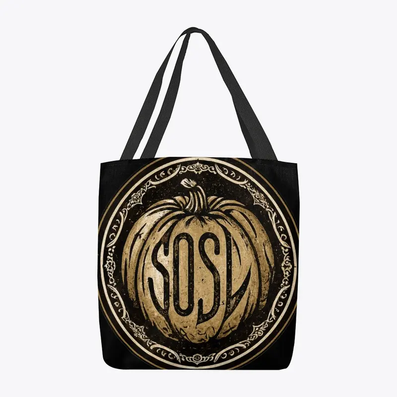 SOSL-a-lantern tote bag in sepia