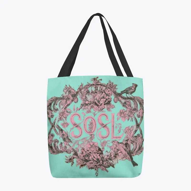 SOSL Toile tote bag in antique pink