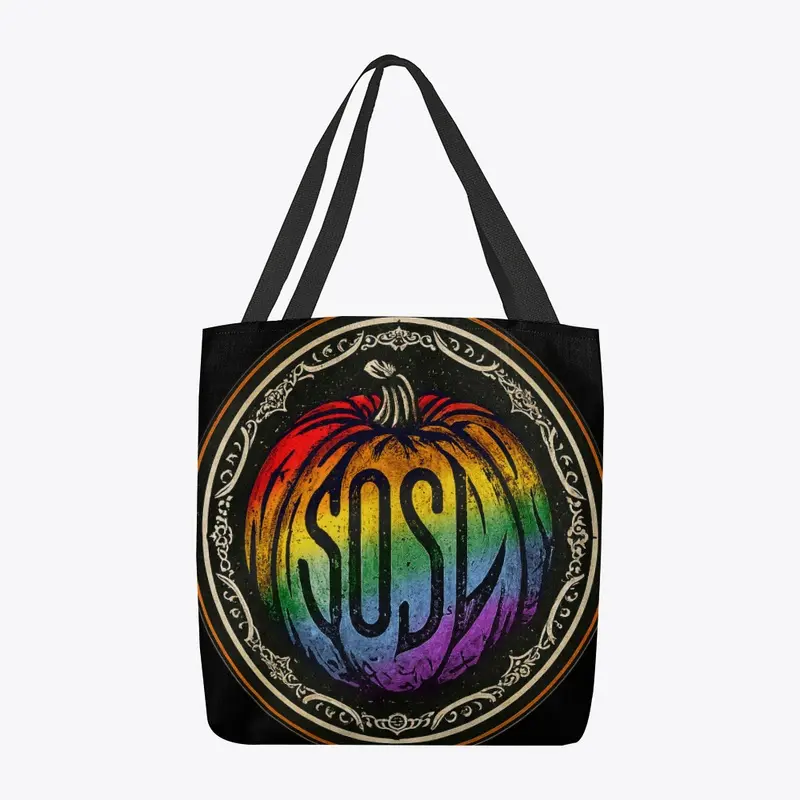 SOSL-a-lantern tote in rainbow