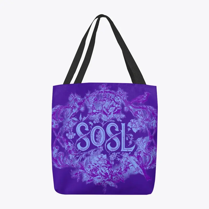 SOSL Toile tote bag in ultraviolet