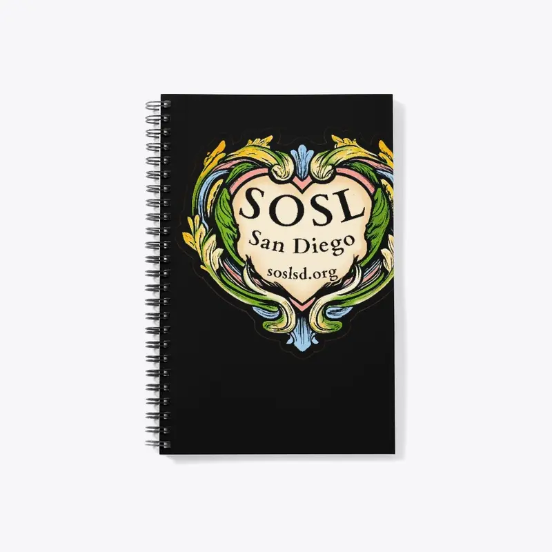 Baroque Heart V1 notebook full color