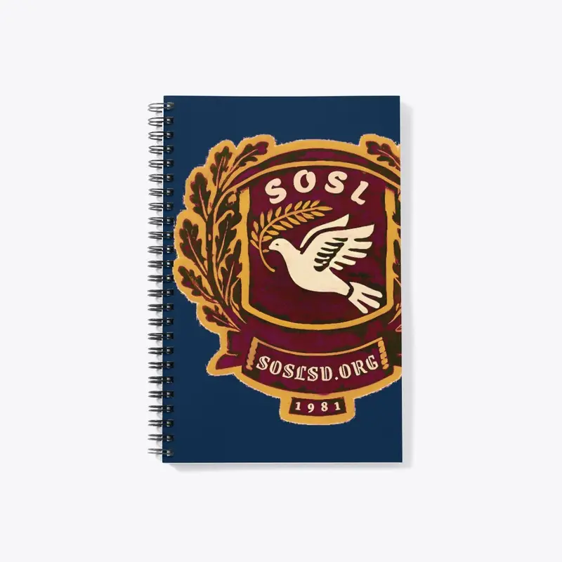 Laurel Dove notebook in bordeaux