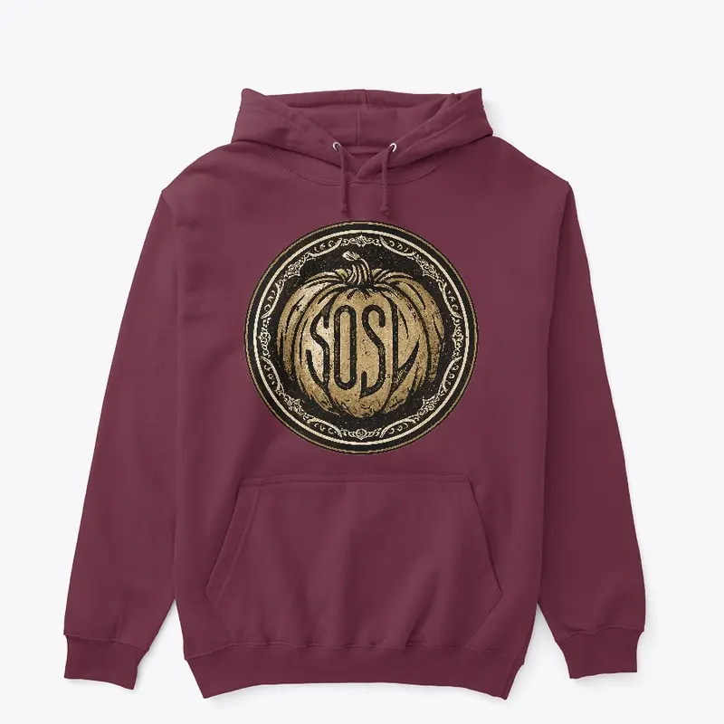 SOSL-a-lantern hoodie in sepia tones