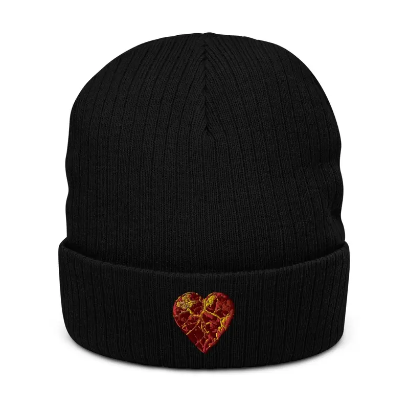 Kintsugi embroidered beanie #1