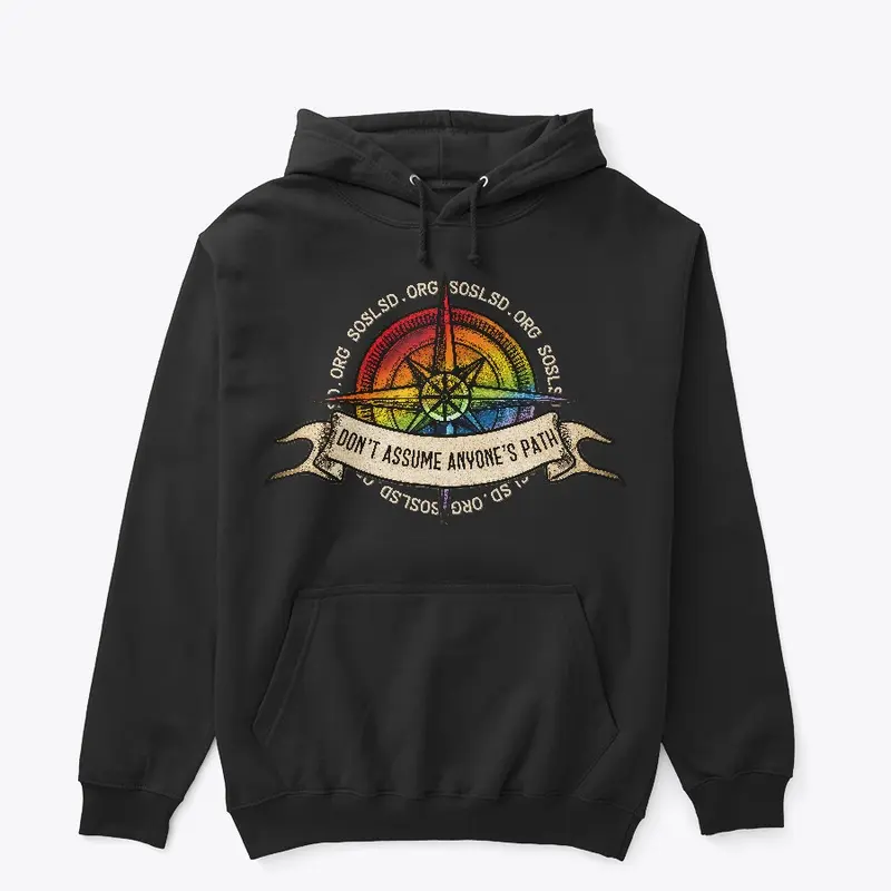 Pathfinder unisex hoodie in rainbow