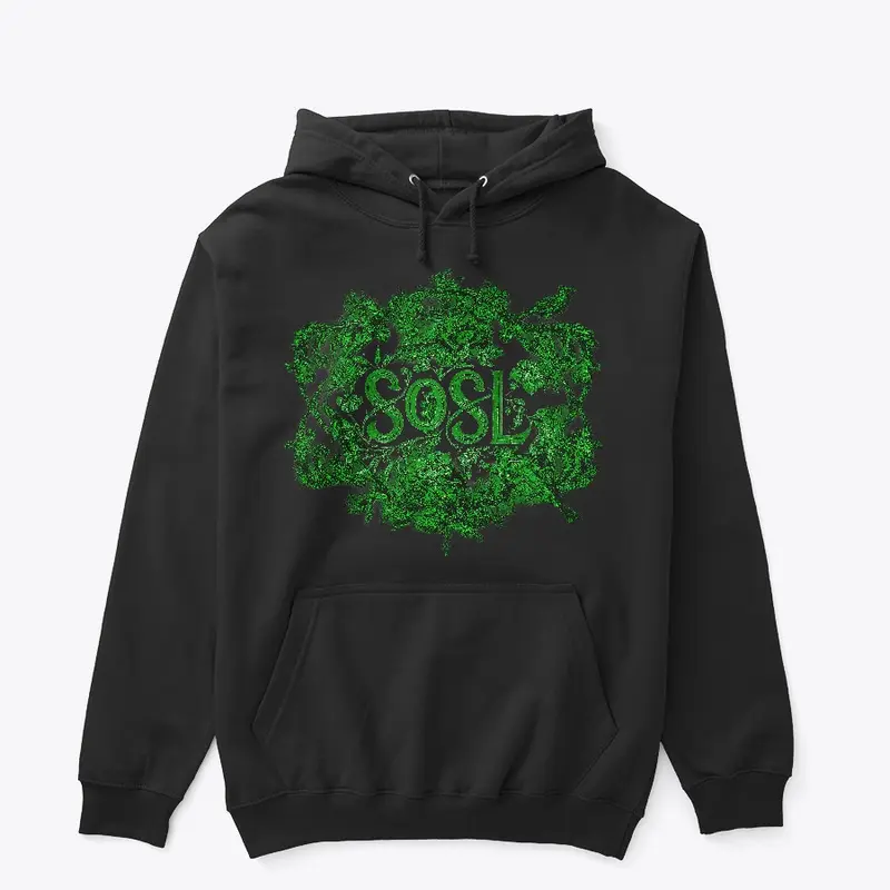 SOSL Toile unisex hoodie emerald green