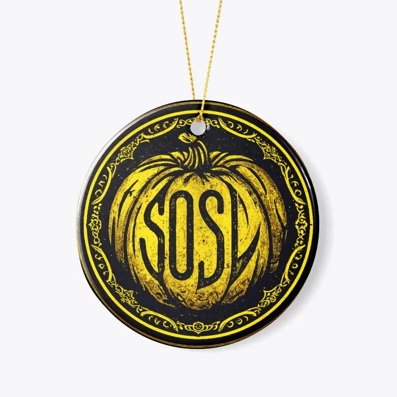 SOSL-a-lantern ornament in marigold