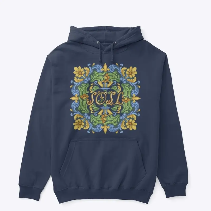 Deruta SOSL pullover hoodie full color