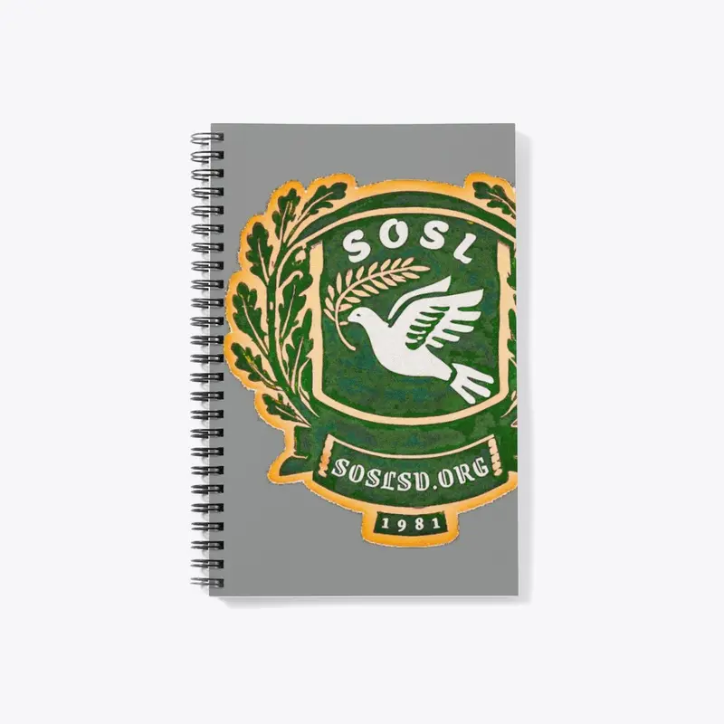 Laurel Dove notebook full color green