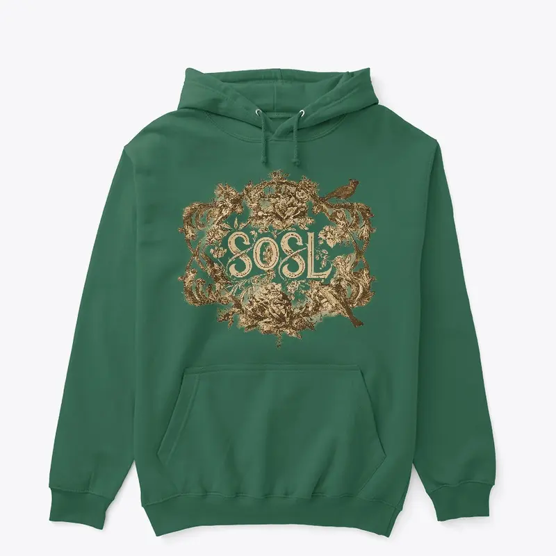 SOSL Toile unisex hoodie in sepia