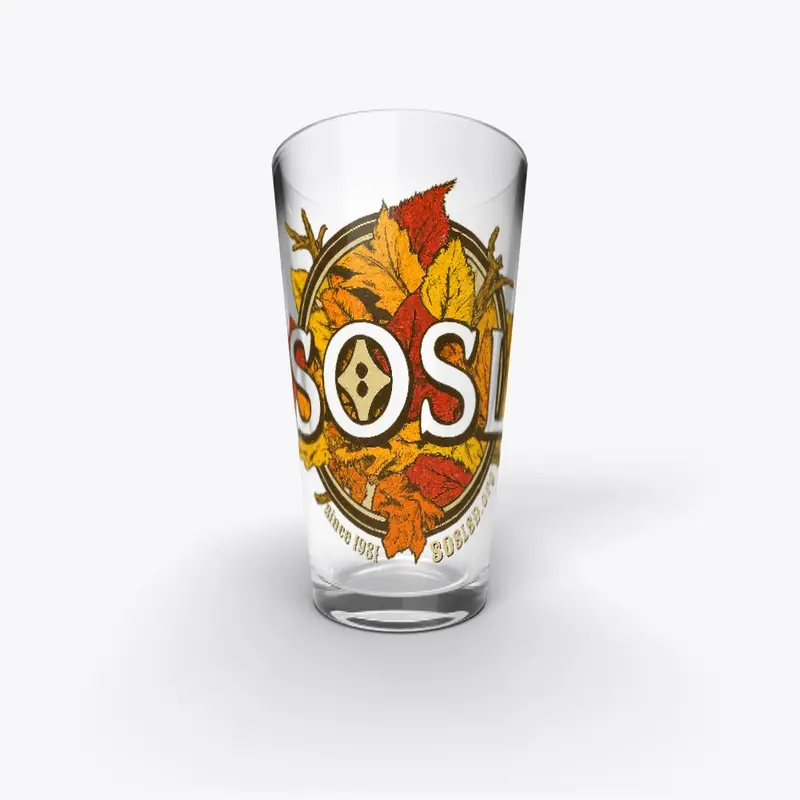 Changing leaves printed pint in classic