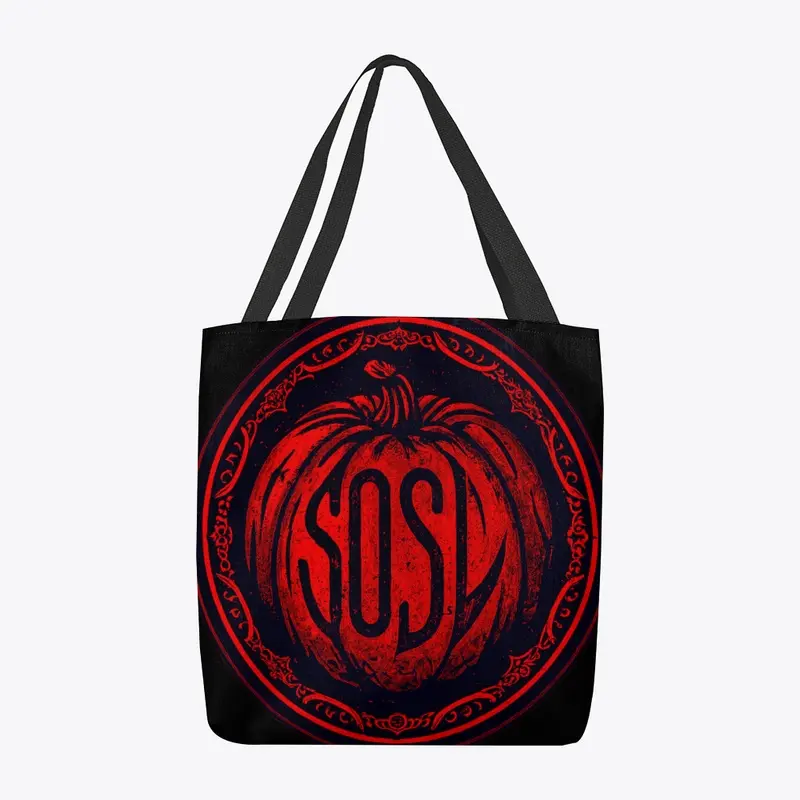 SOSL-a-lantern tote bag in vermilion