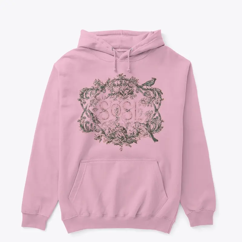 SOSL Toile unisex hoodie antique pink