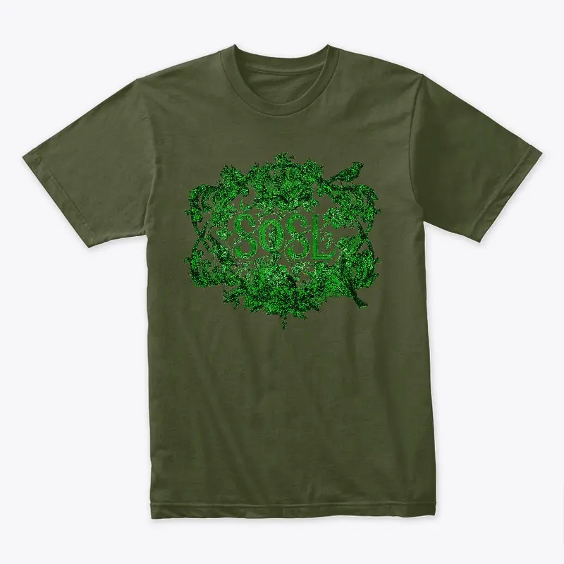 SOSL Toile soft unisex tee in emerald